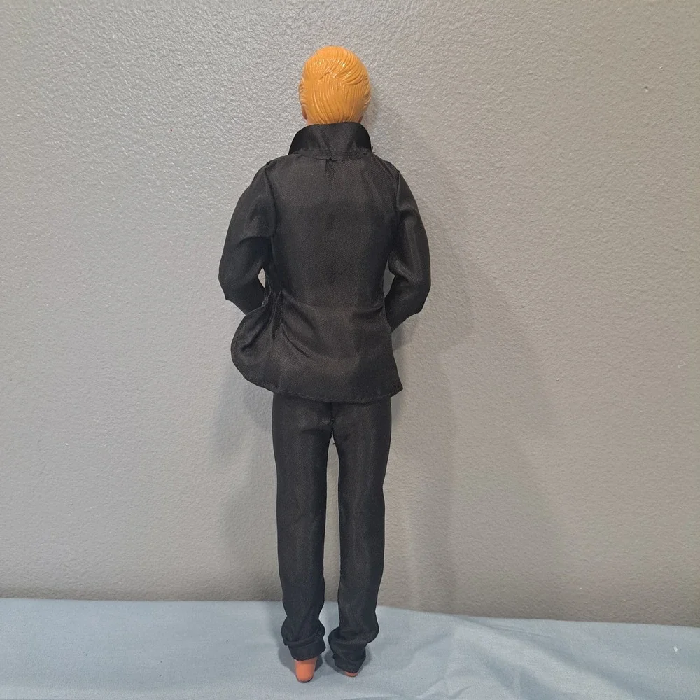 Vintage 1968 Mattel Ken Doll in‎ Black Tuxedo Formal Suit Blonde Hair Malaysia